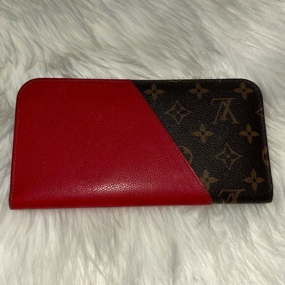 Louis Vuitton Monogram Canvas Cerise Leather Kimono Wallet - Picture 6 of 16